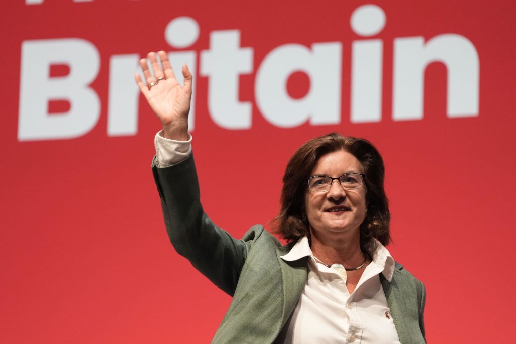Wales First Minister Eluned Morgan at the Labour Party Conference at the ACC Liverpool. Picture date: Sunday September 28, 2025.