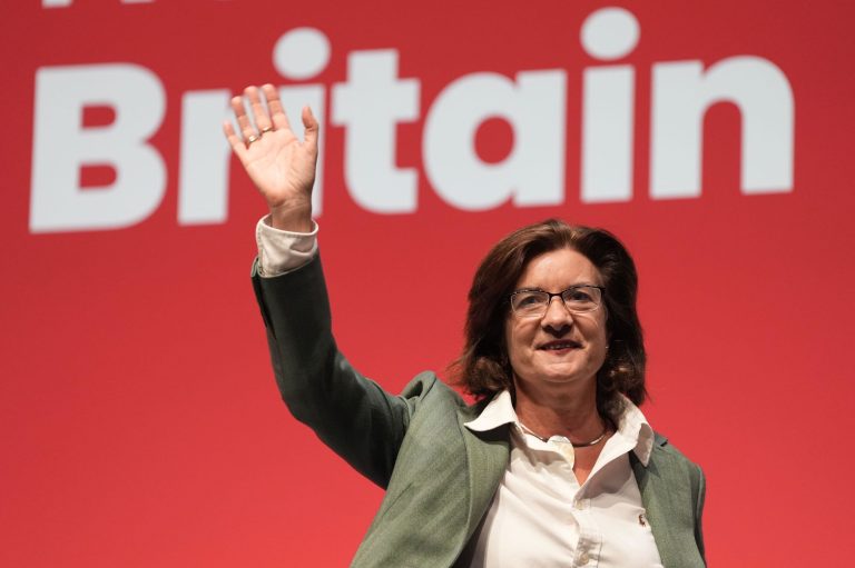 Wales First Minister Eluned Morgan at the Labour Party Conference at the ACC Liverpool. Picture date: Sunday September 28, 2025.