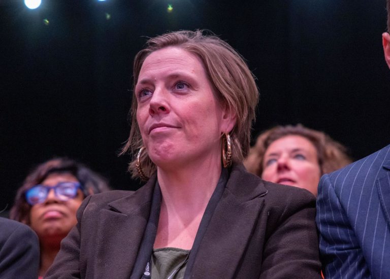 Jess Phillips, Parliamentary Under-Secretary of State for Safeguarding and Violence Against Women and Girls, at Labour Conference in Liverpool.