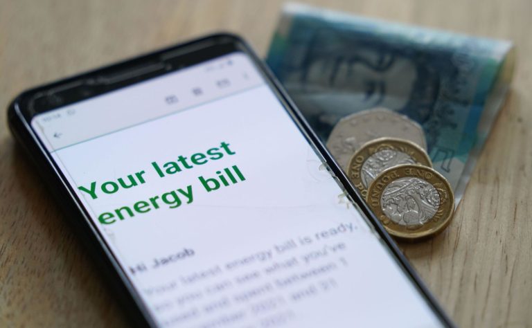 File photo dated 03/02/22 of an online energy bill. A targeted social tariff offering discounted energy bills to those who need it most could lift millions out of fuel poverty in England and Wales, according to a report. Issue date: Monday September 22, 2